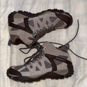 Merrell Brown and Gray Outdoor Boots